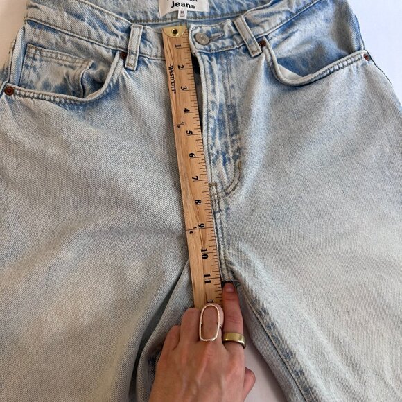 Reformation Val 90s Mid-Rise Straight Jeans — Light Wash, Women’s 26 - Picture 6 of 8